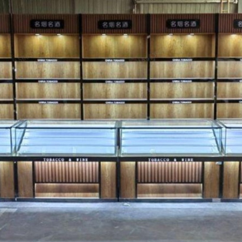 Conventional tobacco and wine cabinet