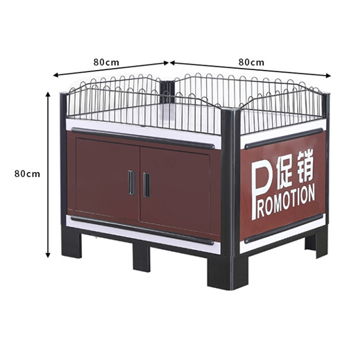 Supermarket Promotion Desk (Luxury Thickened Edition) Coffee Color