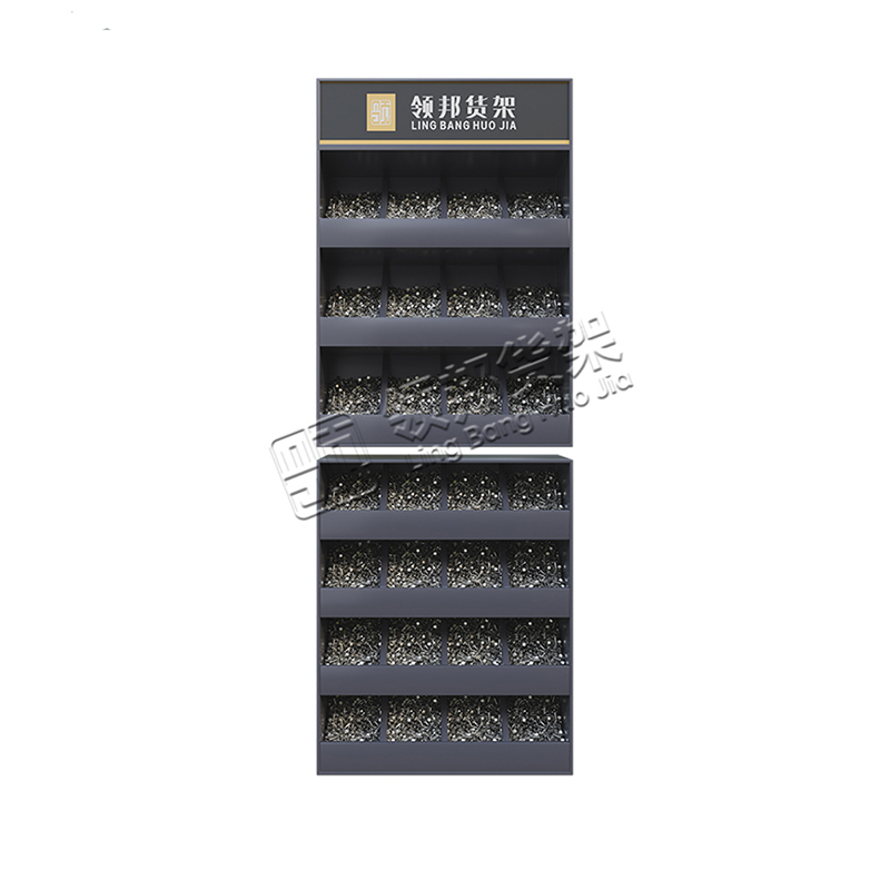 Slanted screw cabinet