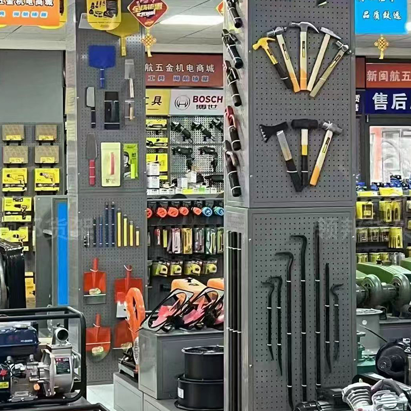 Iron column rack