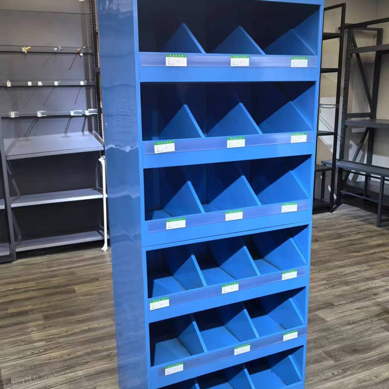 Slanted screw cabinet